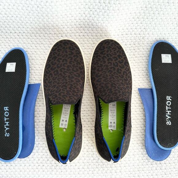 Rothy’s Brown Black Espresso Spot Slip On Sneaker 6 - Picture 11 of 13